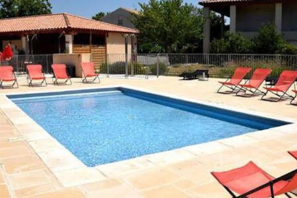 Olonzac Le Soleil D Eugenie Appartement Dans Residence Avec Piscine Commune Pres De Carcassonne מראה חיצוני תמונה
